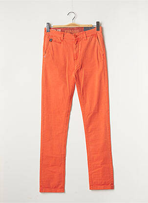 Pantalon chino orange KAPORAL pour garçon