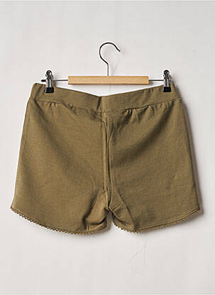 Short stretch taille élastique vert KAPORAL fille