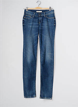 Jeans coupe slim taille basse bleu TEDDY SMITH fille