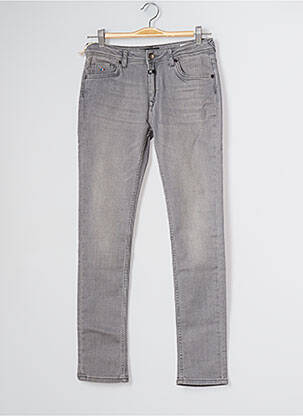 Jeans coupe slim gris KAPORAL pour fille