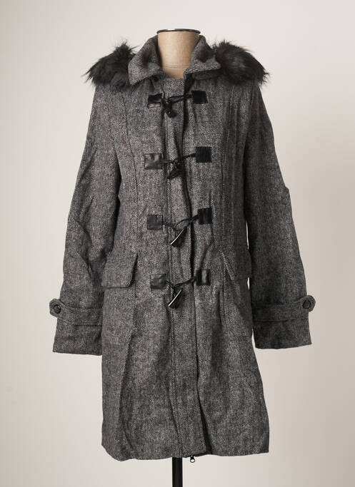Manteau long gris VIRGINIE & MOI pour femme