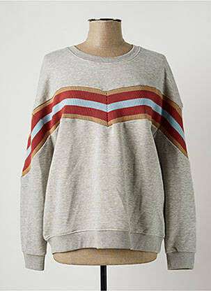 Sweat-shirt gris NUMPH pour femme