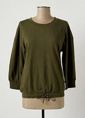 Sweat-shirt vert KAFFE pour femme seconde vue