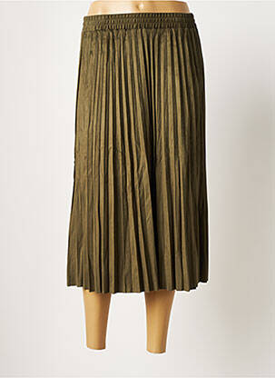 Jupe mi-longue taille haute vert GARCIA femme
