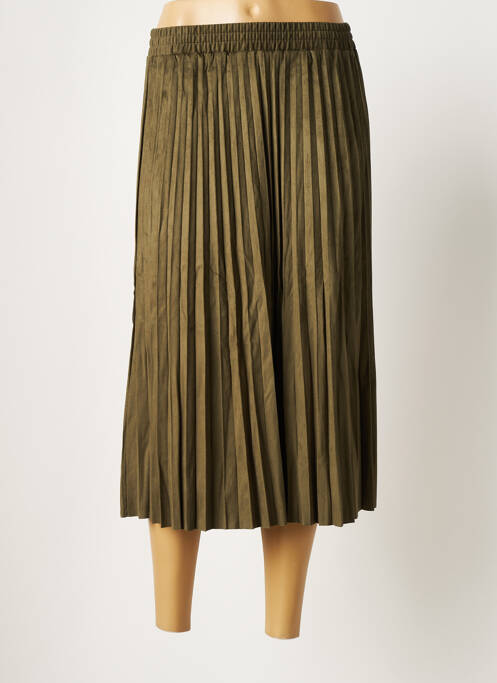 Jupe mi-longue taille haute vert GARCIA femme