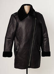 Manteau long noir MORGAN pour femme seconde vue