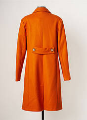 Manteau long orange QUATRE VINGT JOURS pour femme seconde vue