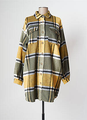 Robe courte manches longues manches longues jaune MARKUP femme