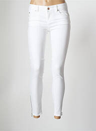 Pantalon 7/8 stretch taille normale blanc LIU JO femme