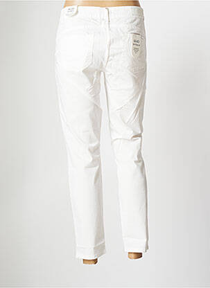 Pantalon 7/8 stretch taille normale blanc LIU JO femme