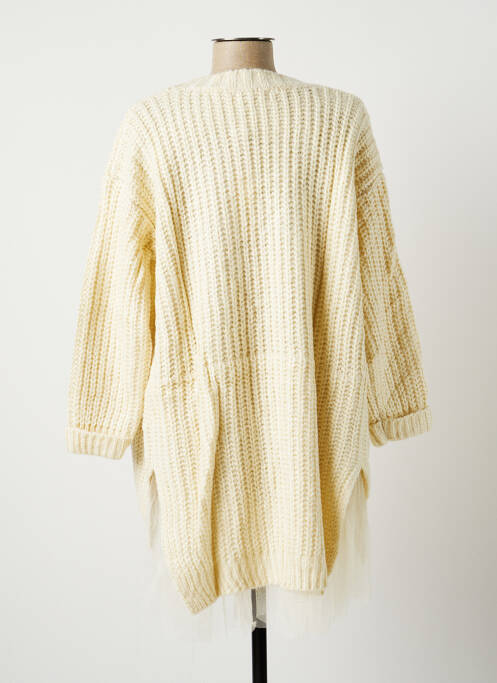 Gilet manches longues beige MOLLY BRACKEN pour femme