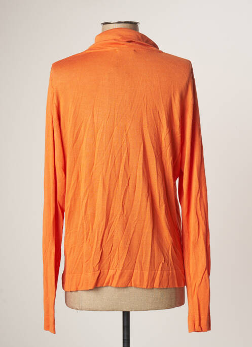 Gilet manches longues orange TOP SECRET pour femme