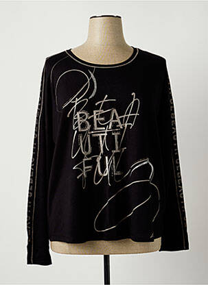 T-shirt noir DOLCEZZA pour femme