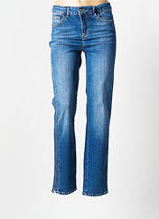 Jeans coupe droite bleu YEST pour femme seconde vue