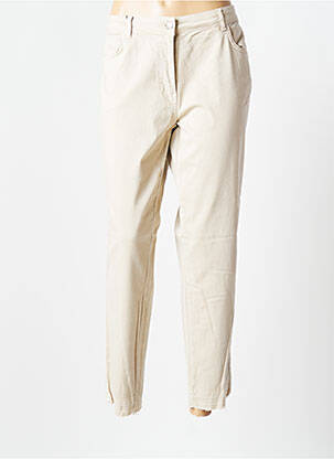 Pantalon droit beige TOP SECRET pour femme