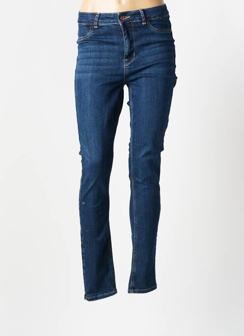 Jeans skinny bleu BASE LEVEL pour femme