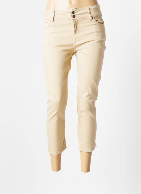 Pantalon 7/8 beige IVY BEAU pour femme