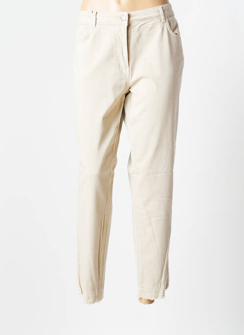 Pantalon droit beige TOP SECRET pour femme