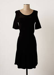 Robe mi-longue manches courtes manches courtes noir PENNYBLACK femme