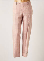 Pantalon droit rose QUIET pour femme seconde vue