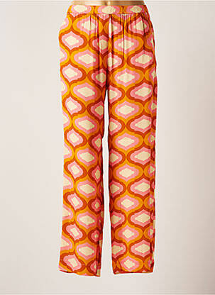 Pantalon large orange TOUPY pour femme
