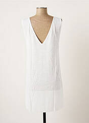 Robe courte blanc MONTAGUT pour femme seconde vue