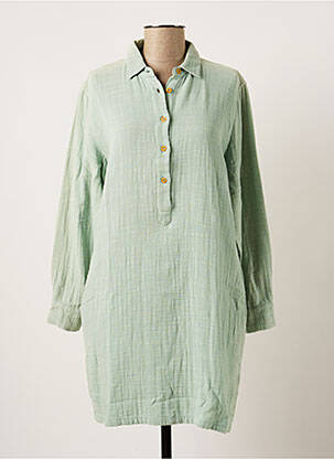 Robe courte vert QUIET pour femme