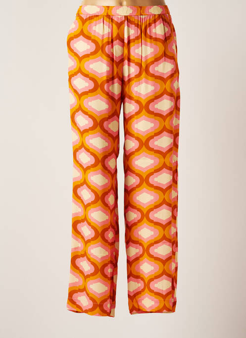 Pantalon large orange TOUPY pour femme