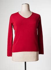 Pull rouge ANDAMIO pour femme seconde vue