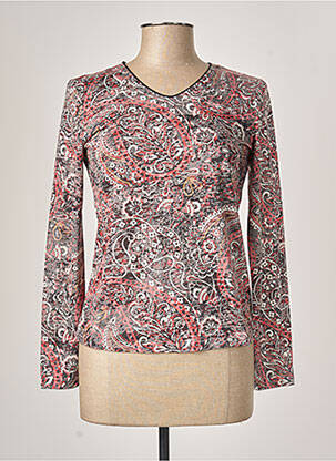 T-shirt manches longues manches longues rouge DIANE LAURY femme