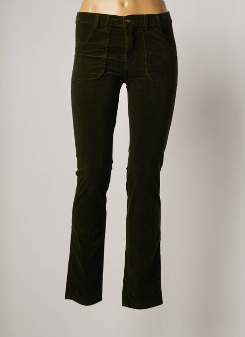Jeans coupe droite vert IMPAQT pour femme
