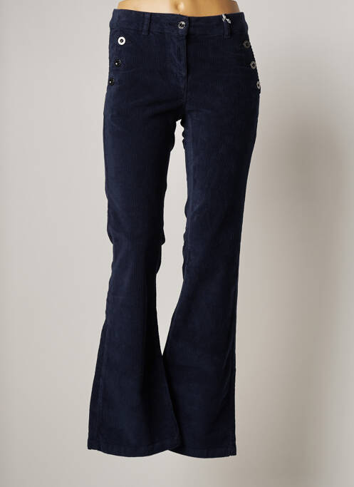 Pantalon flare bleu 7 SEASONS pour femme
