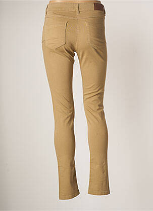Pantalon slim stretch taille normale beige ELLE EST OU LA MER femme