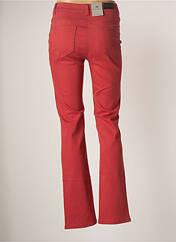 Jeans coupe droite rouge DIANE LAURY pour femme seconde vue