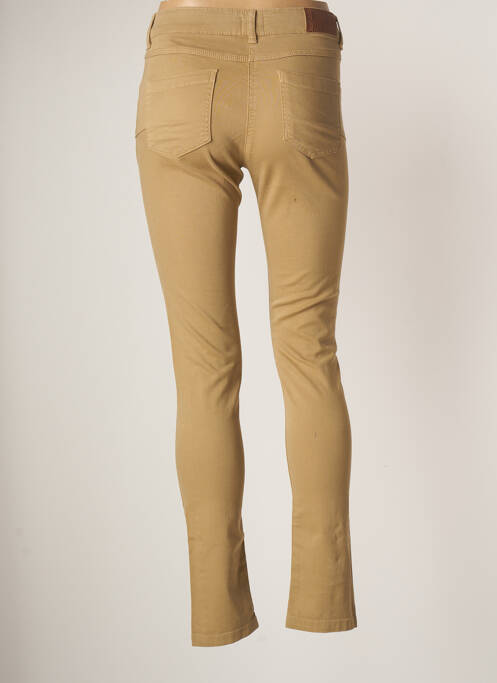 Pantalon slim beige ELLE EST OU LA MER pour femme