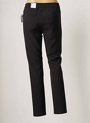 Pantalon slim taille élastique taille normale noir FRANK WALDER femme