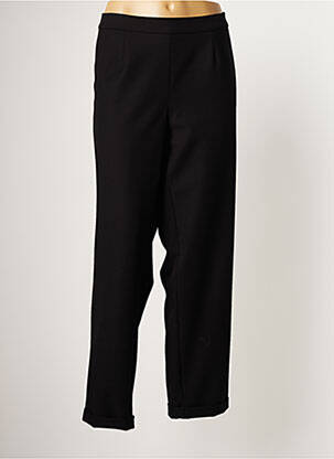Pantalon chino taille normale taille normale noir FRANK WALDER femme