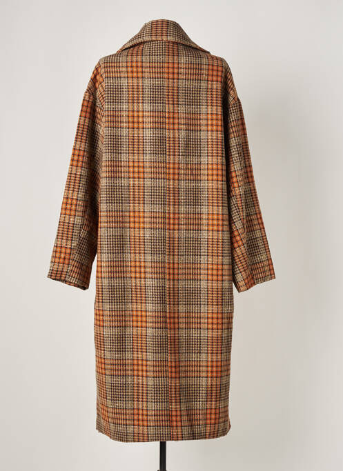 Manteau long marron NEKANE pour femme