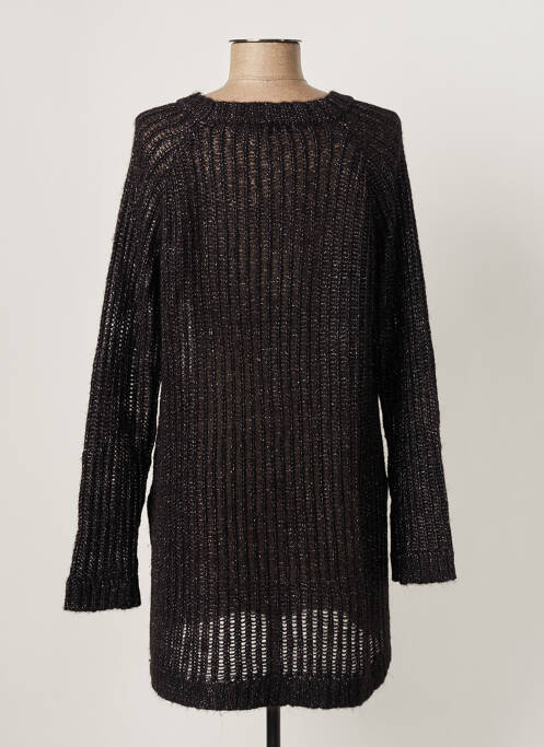 Pull tunique noir SCHOOL RAG pour femme