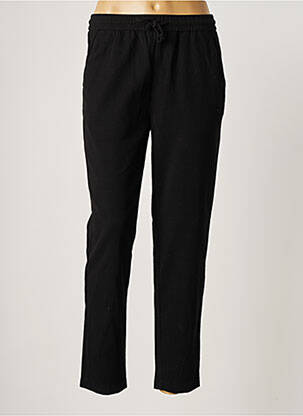 Pantalon 7/8 taille élastique taille normale noir SCHOOL RAG femme