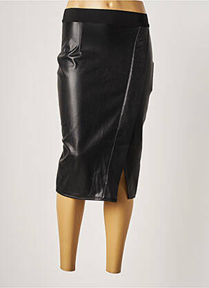 Jupe mi-longue coupe droite noir SCHOOL RAG femme
