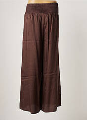 Pantalon large marron NEKANE pour femme seconde vue