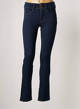 Jeans coupe slim broderie rivets taille normale bleu SALSA femme