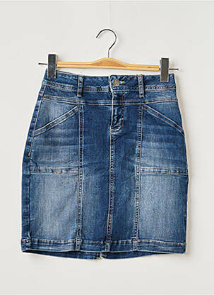 Jupe courte poches bleu STREET ONE femme