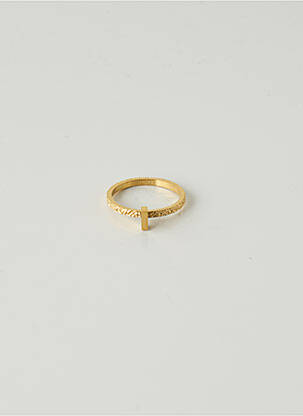 Bague ornement breloque / pampille jaune IXXXI femme
