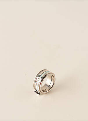 Bague ornement strass gris IXXXI femme