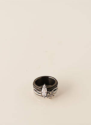 Bague ornement breloque / pampille noir IXXXI femme