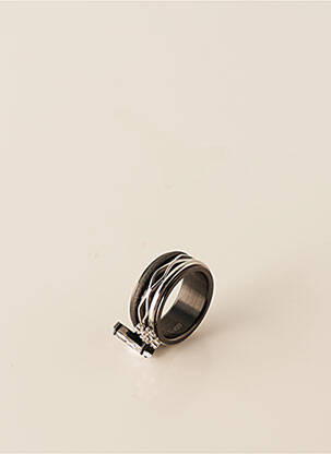 Bague ornement breloque / pampille noir IXXXI femme