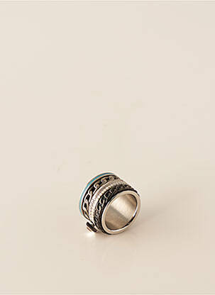 Bague ornement breloque / pampille noir IXXXI femme