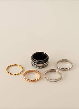 Bague matériaux métal noir IXXXI femme